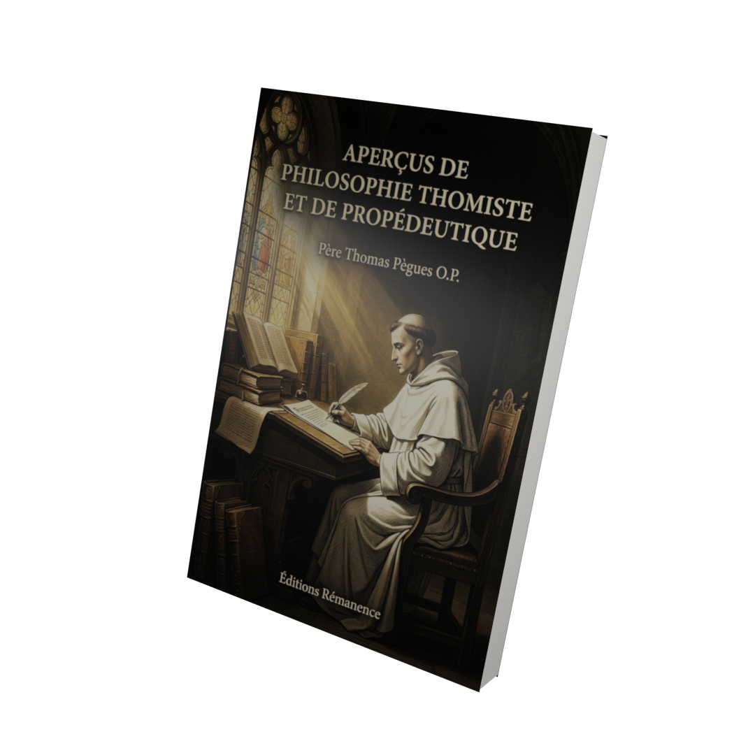 Aperçus de philosophie thomiste et de propédeutique - Père Thomas Pègues O.P. (Vue 3D)