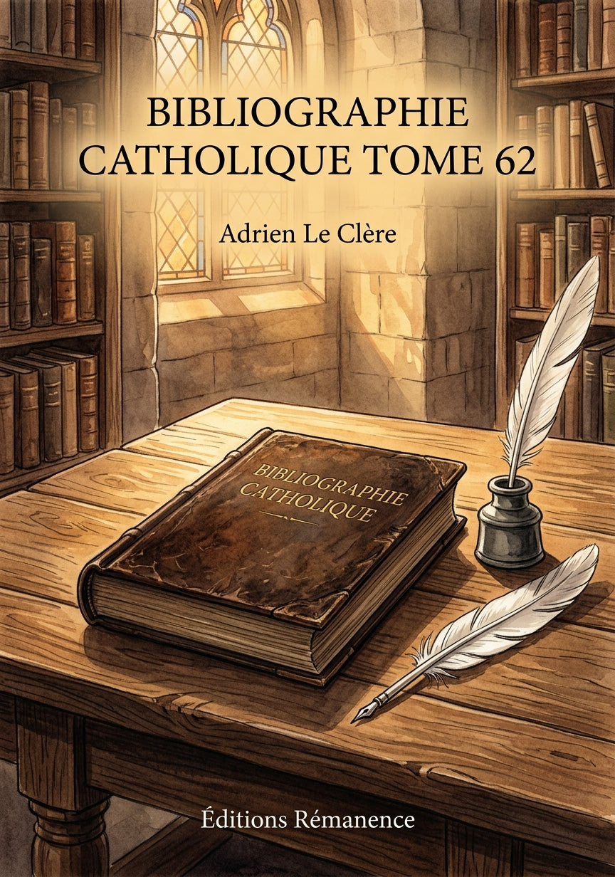 Bibliographie catholique Tome 62 - Adrien Le Clère (Couverture)