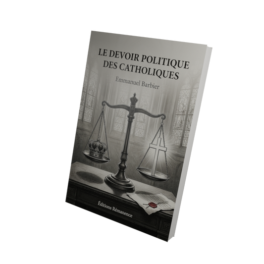 Le devoir politique des catholiques - Emmanuel Barbier (Vue 3D)