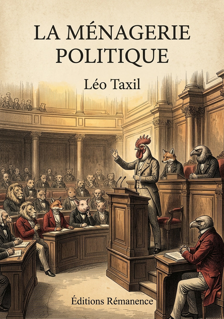 La ménagerie politique - Léo Taxil (Couverture)