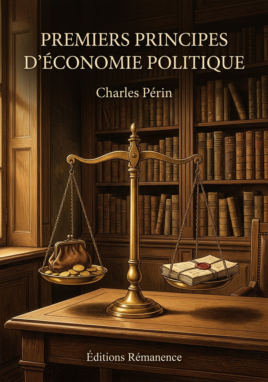 Premiers principes d'économie politique - Charles Périn (Couverture)