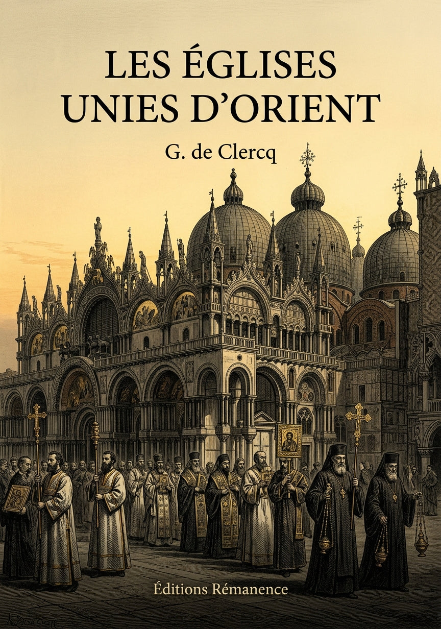 Les églises unies d'Orient - G. de Clercq (Couverture)