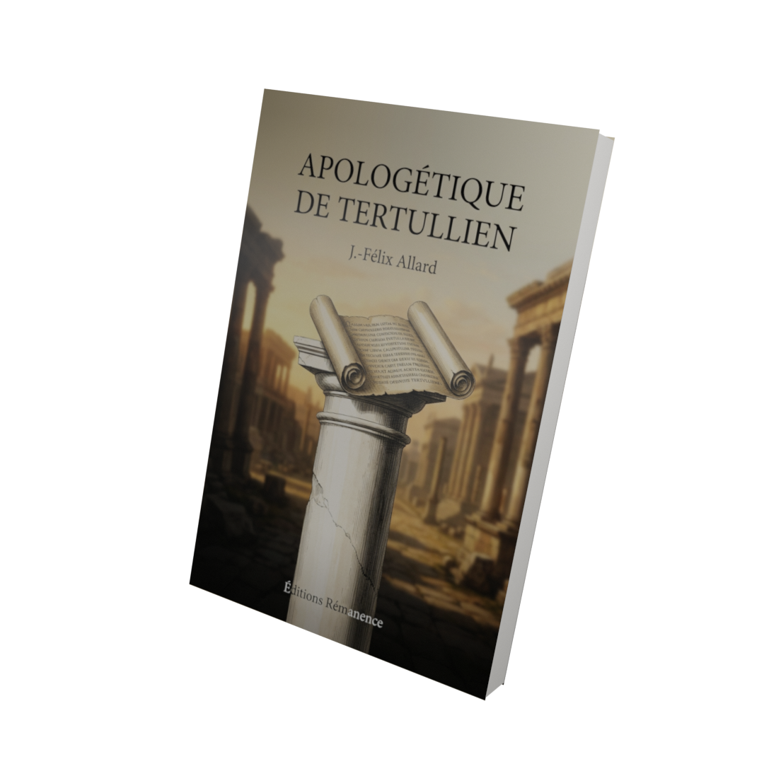 Apologétique de Tertullien - J.-Félix Allard (Vue 3D)