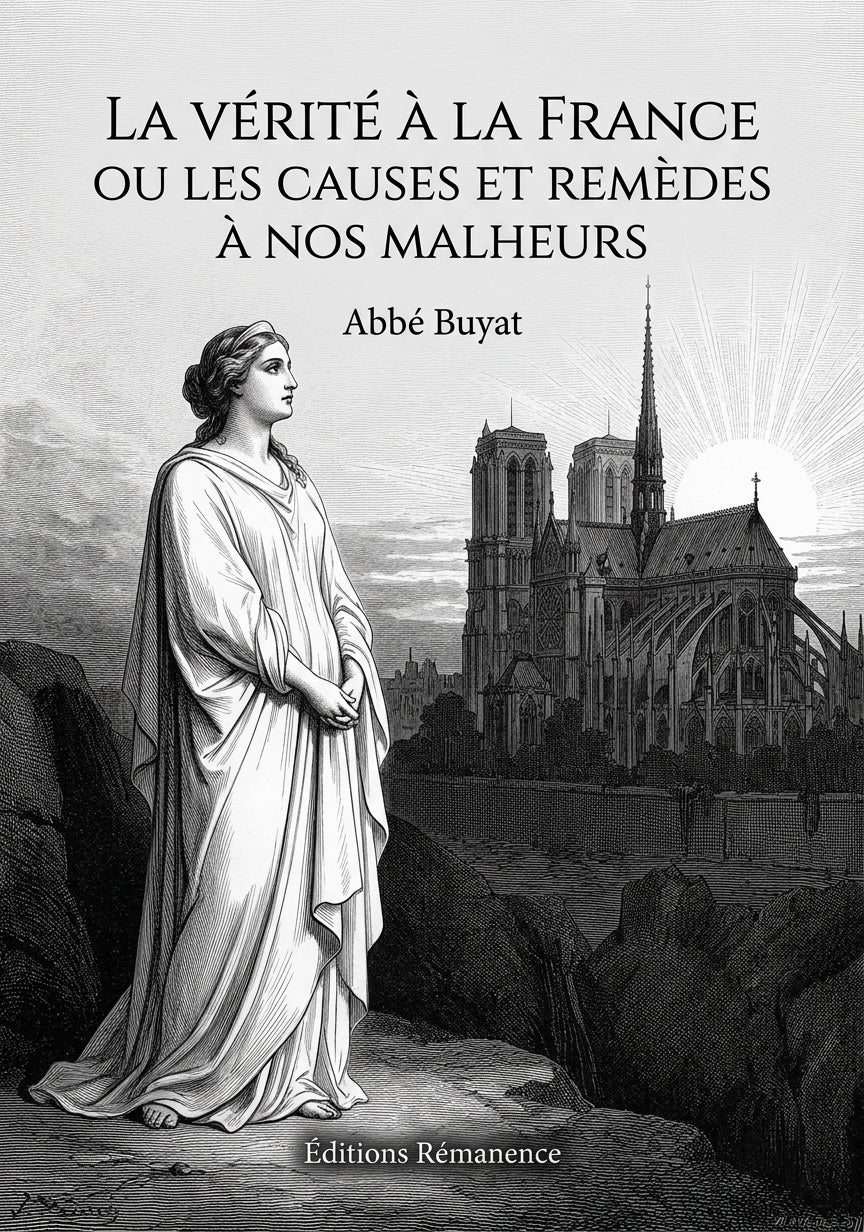 La vérité à la France ou les causes et remèdes à nos malheurs - Abbé Buyat (Couverture)