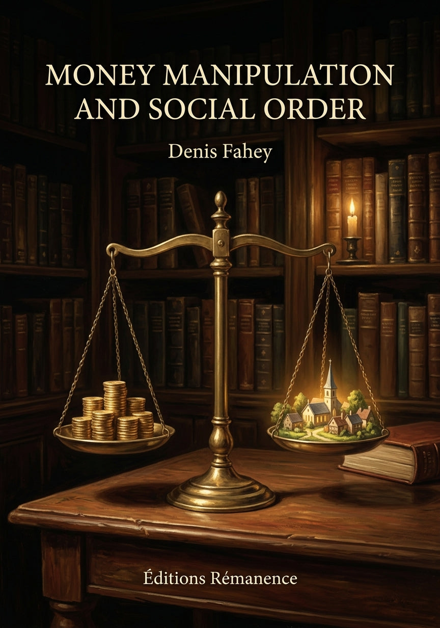 Money manipulation and social order - Denis Fahey (Couverture)