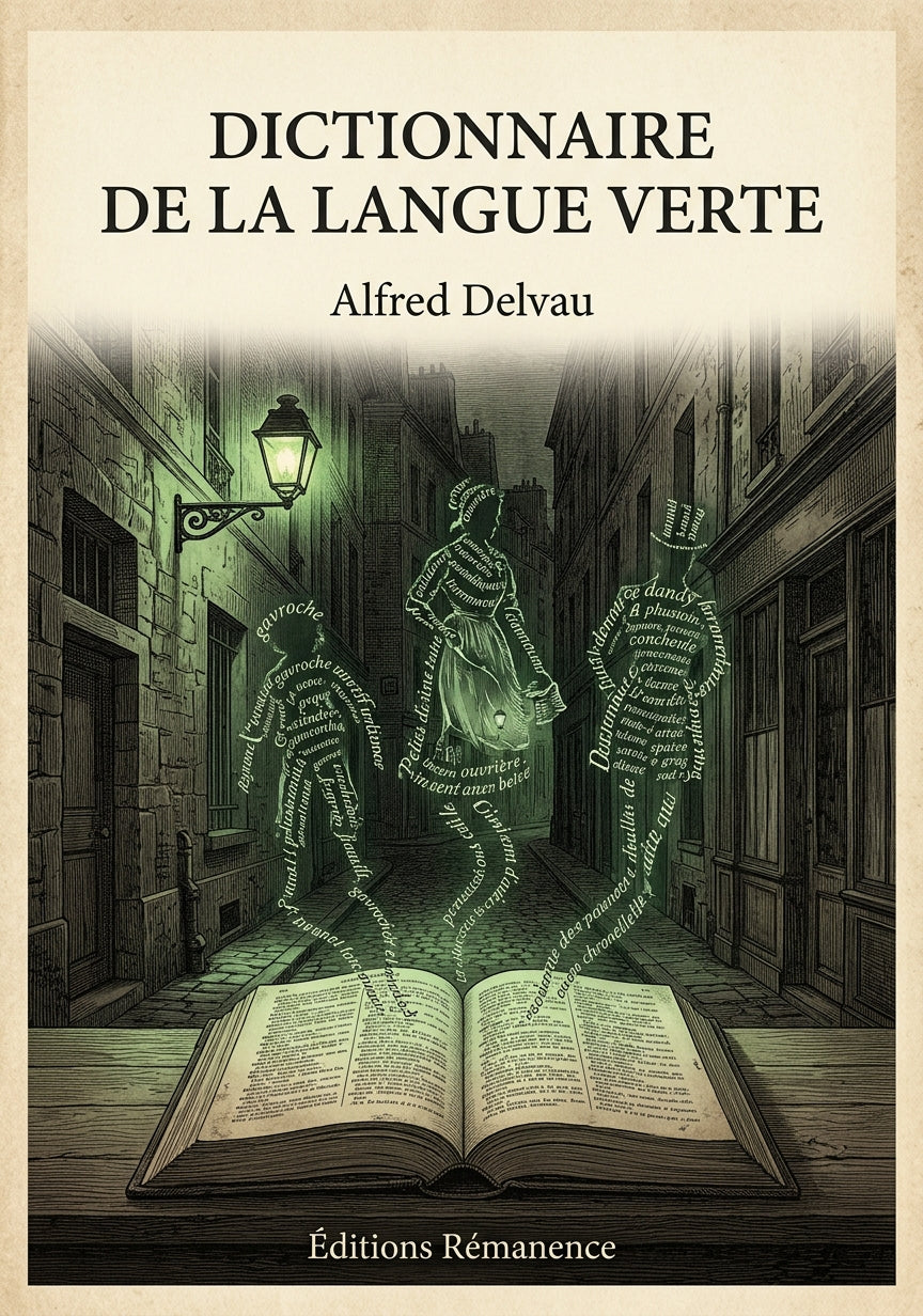 Dictionnaire de la langue verte - Alfred Delvau (Couverture)