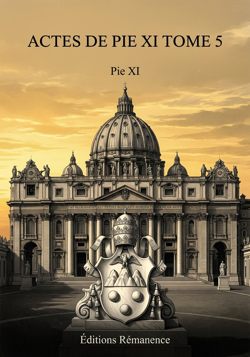 Actes de Pie XI Tome 5 - Pie XI (Couverture)