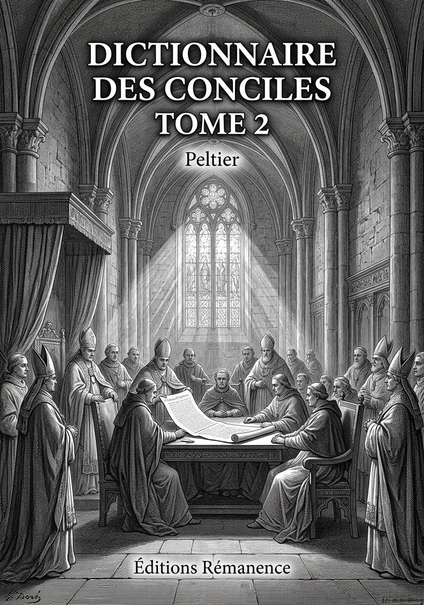 Dictionnaire des conciles Tome 2 - Peltier (Couverture)