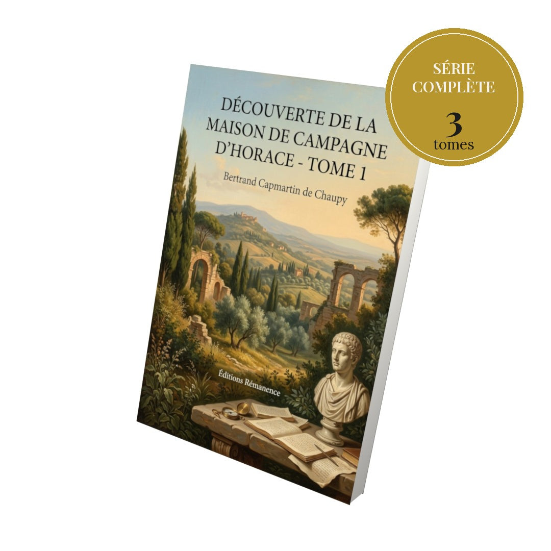 Découverte de la maison de campagne d’Horace – série complète en 3 tomes