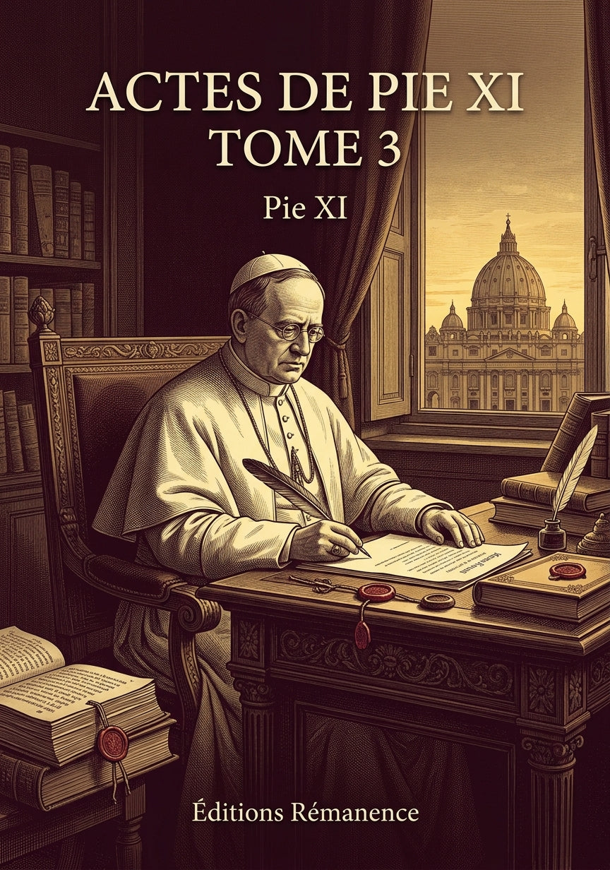 Actes de Pie XI Tome 3 - Pie XI (Couverture)