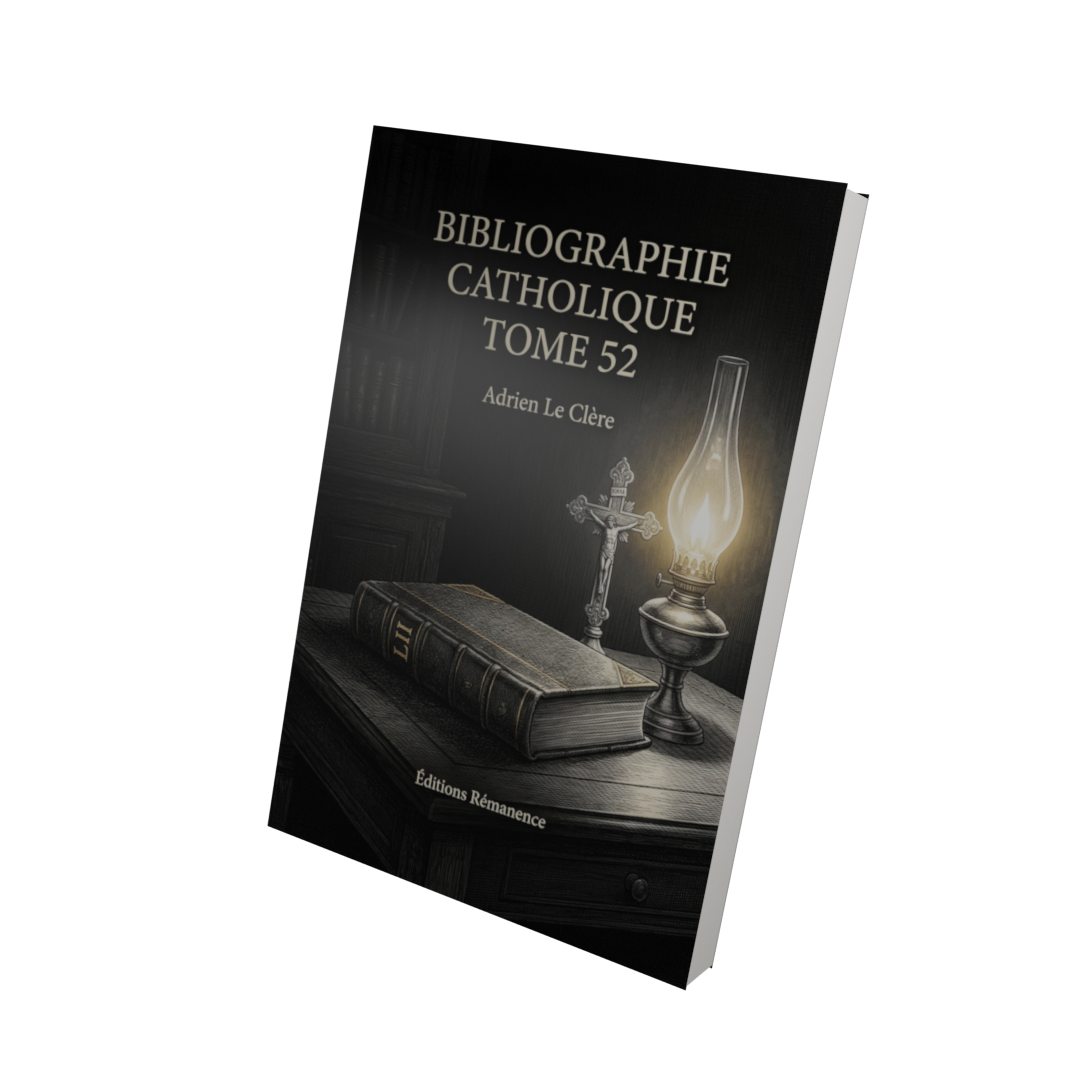 Bibliographie catholique Tome 52 - Adrien Le Clère (Vue 3D)