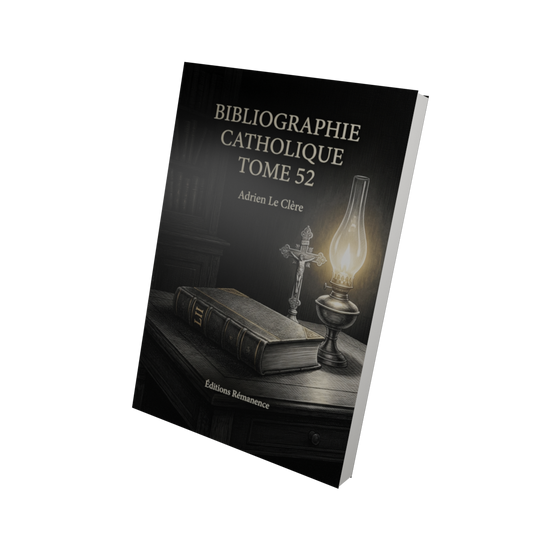 Bibliographie catholique Tome 52 - Adrien Le Clère (Vue 3D)