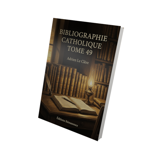 Bibliographie catholique Tome 49 - Adrien Le Clère (Vue 3D)