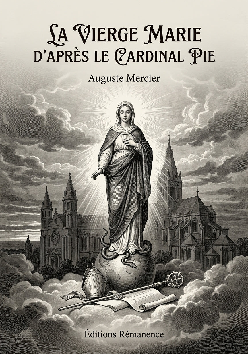 La Vierge Marie d'après le Cardinal Pie - Auguste Mercier (Couverture)