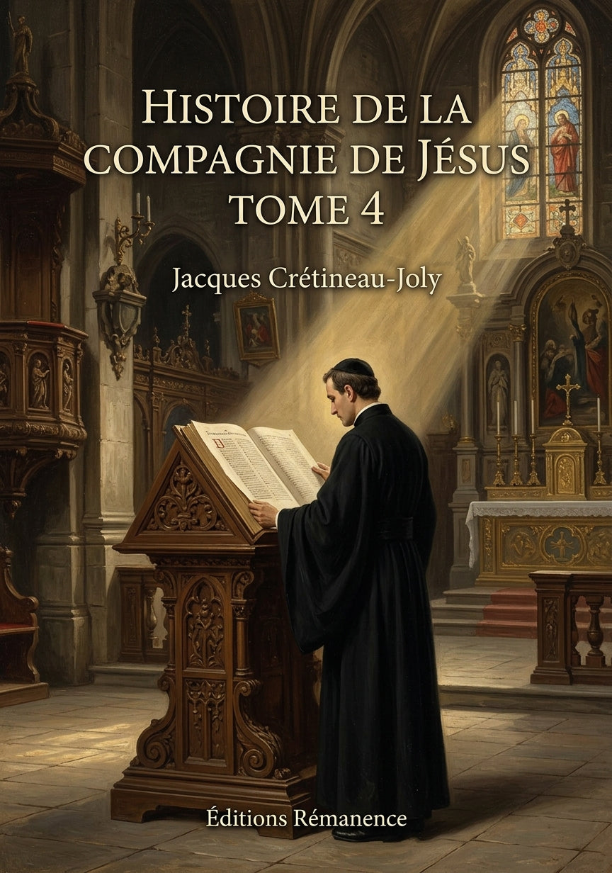 Histoire de la compagnie de Jésus Tome 4 - Jacques Crétineau-Joly (Couverture)