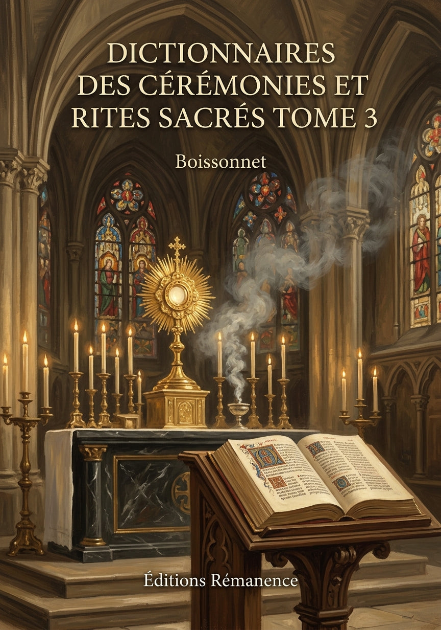 Dictionnaires des cérémonies et rites sacrés Tome 3 - Boissonnet (Couverture)