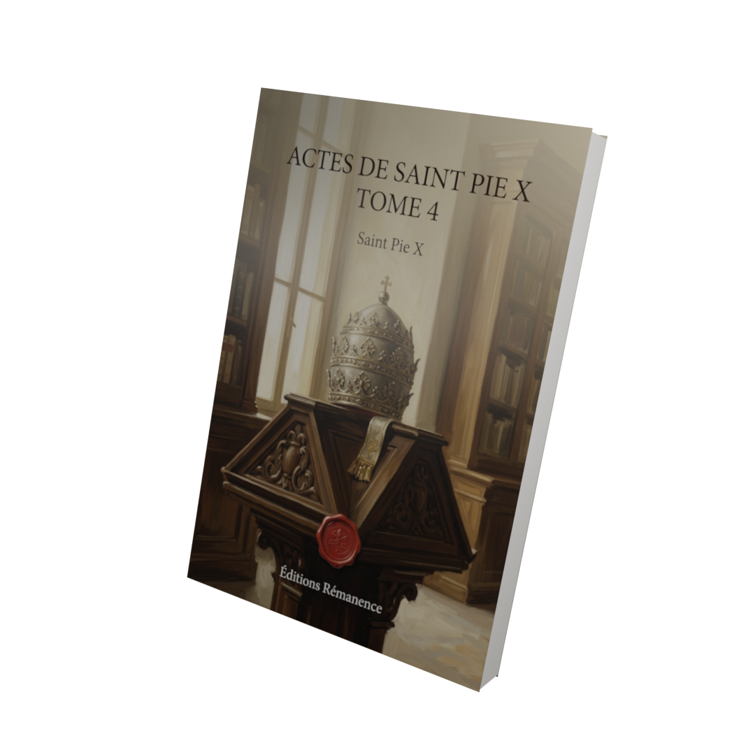 Actes de Saint Pie X Tome 4 - Saint Pie X (Vue 3D)