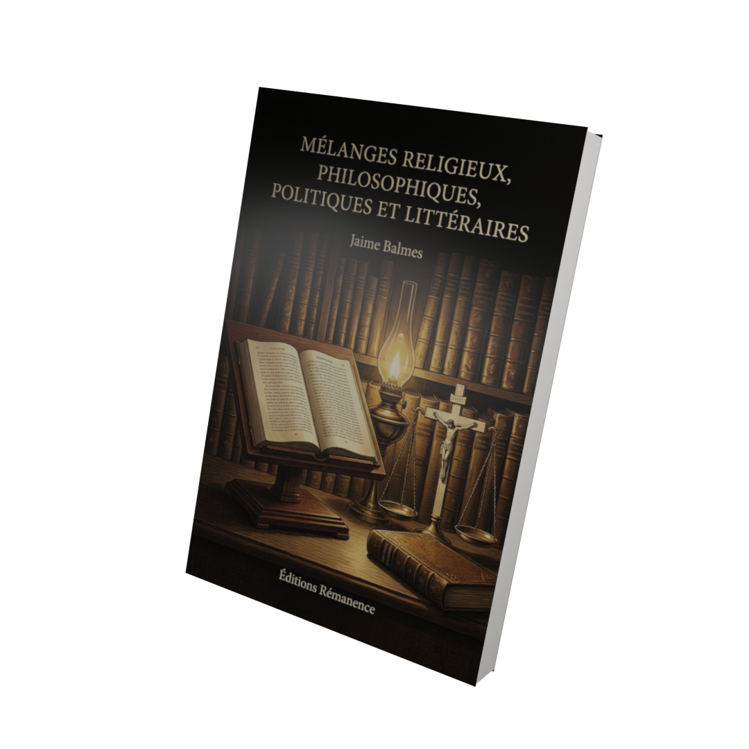 Mélanges religieux, philosophiques, politiques et littéraires - Jaime Balmes (Vue 3D)