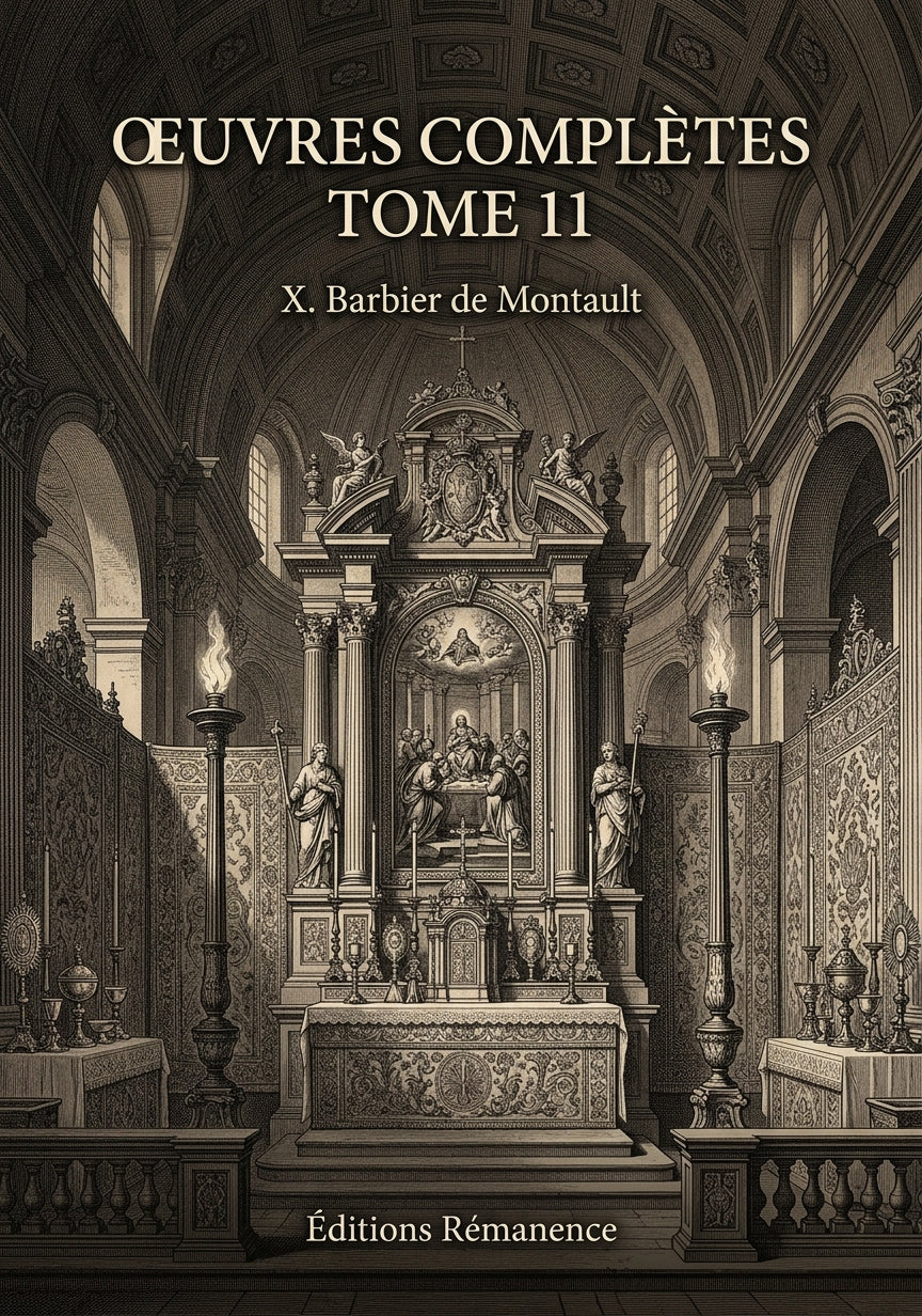 Oeuvres complètes Tome 11 - X. Barbier de Montault (Couverture)