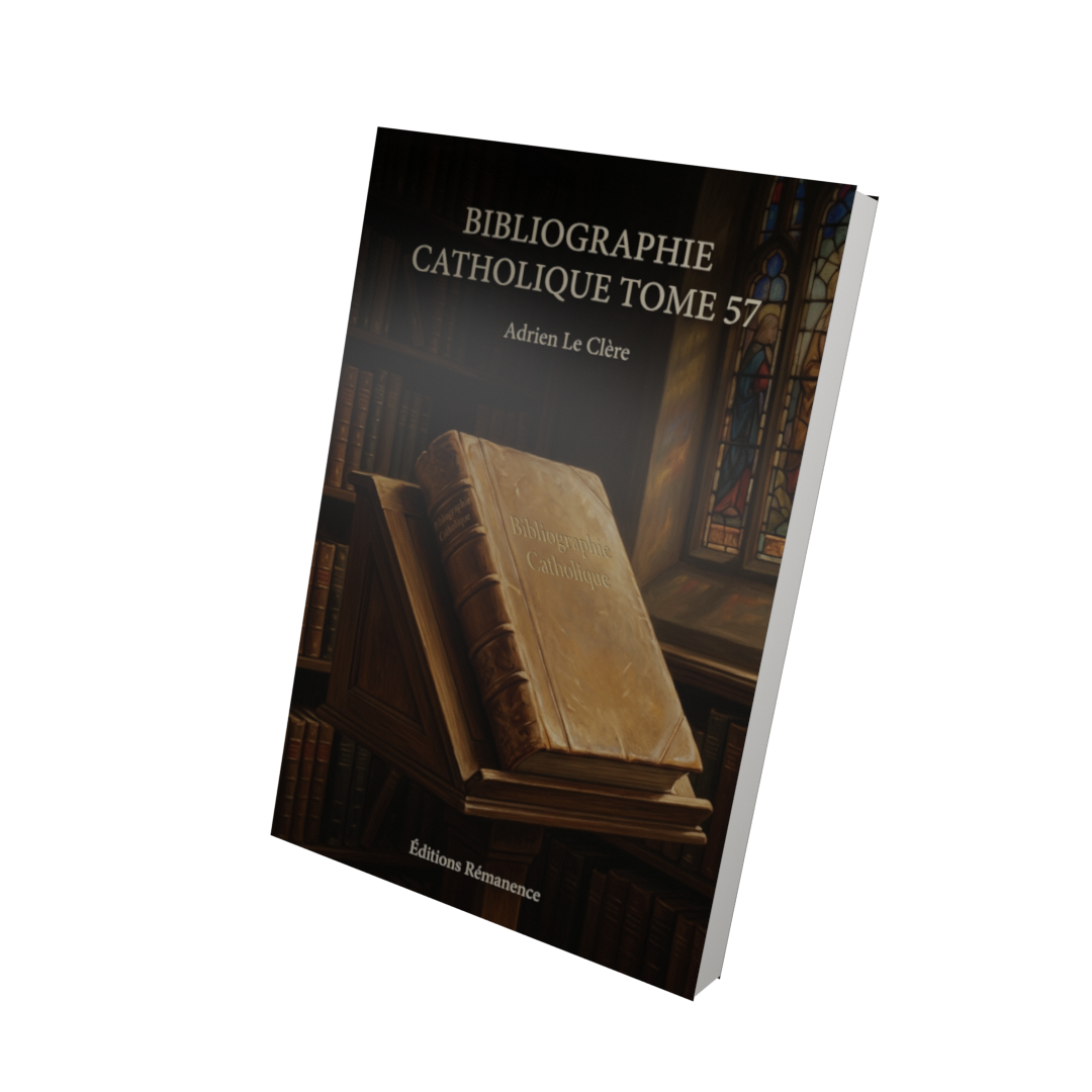 Bibliographie catholique Tome 57 - Adrien Le Clère (Vue 3D)