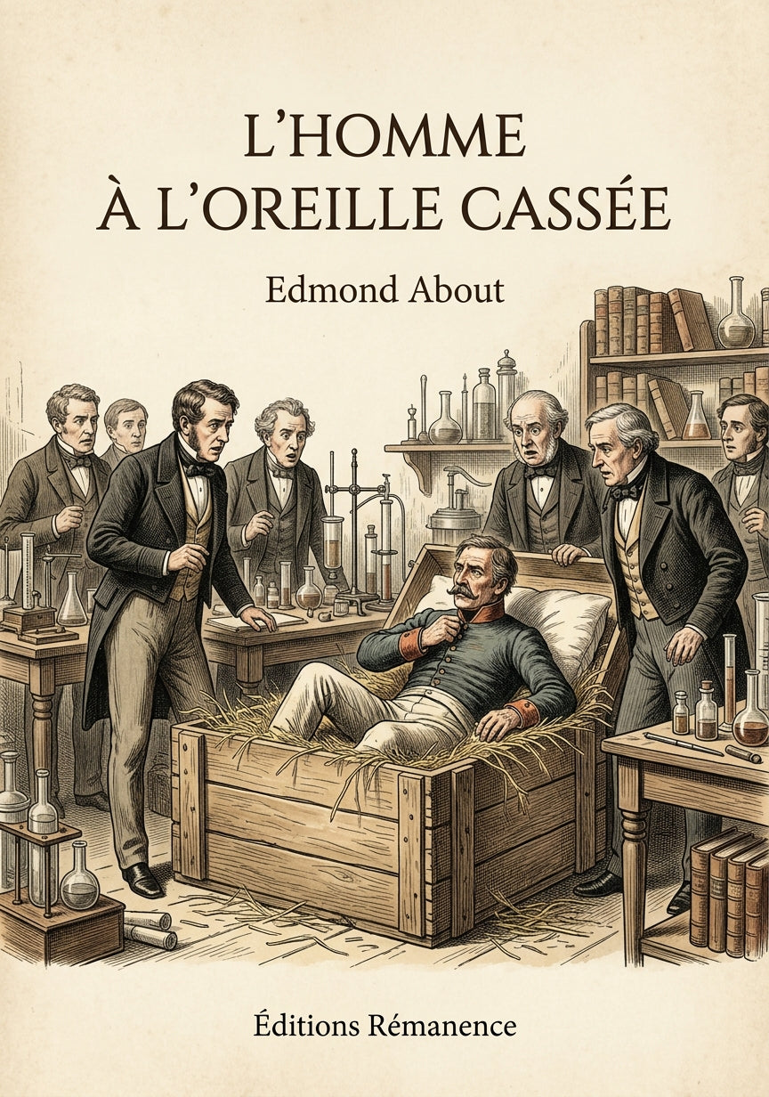 L'homme à l'oreille cassée - Edmond About (Couverture)
