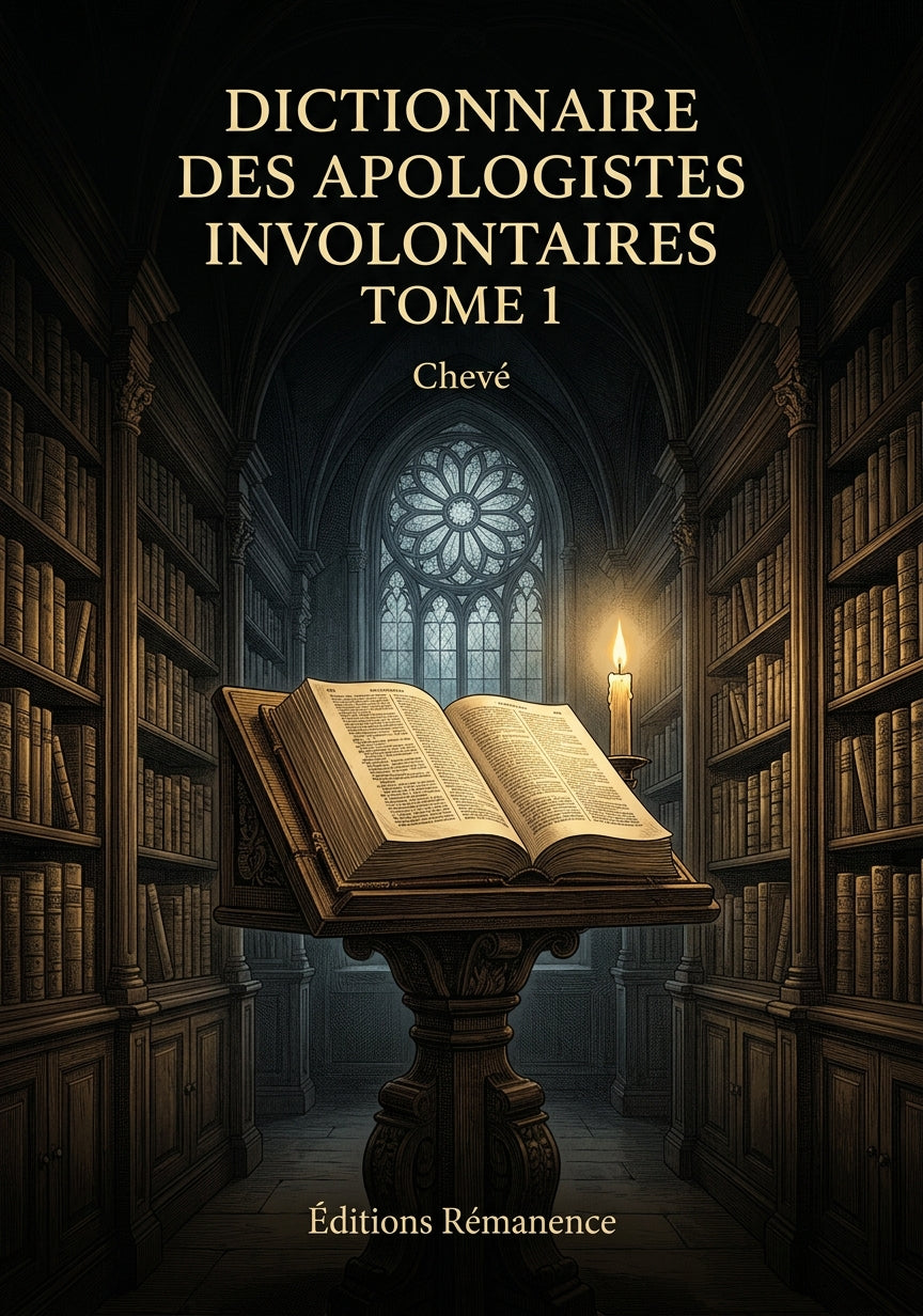 Dictionnaire des apologistes involontaires Tome 1 - Chevé (Couverture)