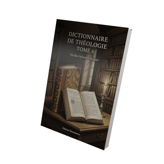 Dictionnaire de théologie Tome 6 - Nicolas-Sylvestre Bergier (Vue 3D)