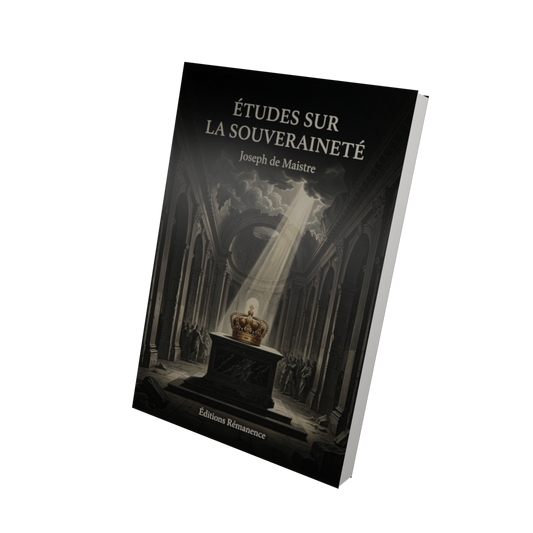 Études sur la souveraineté - Joseph de Maistre (Vue 3D)