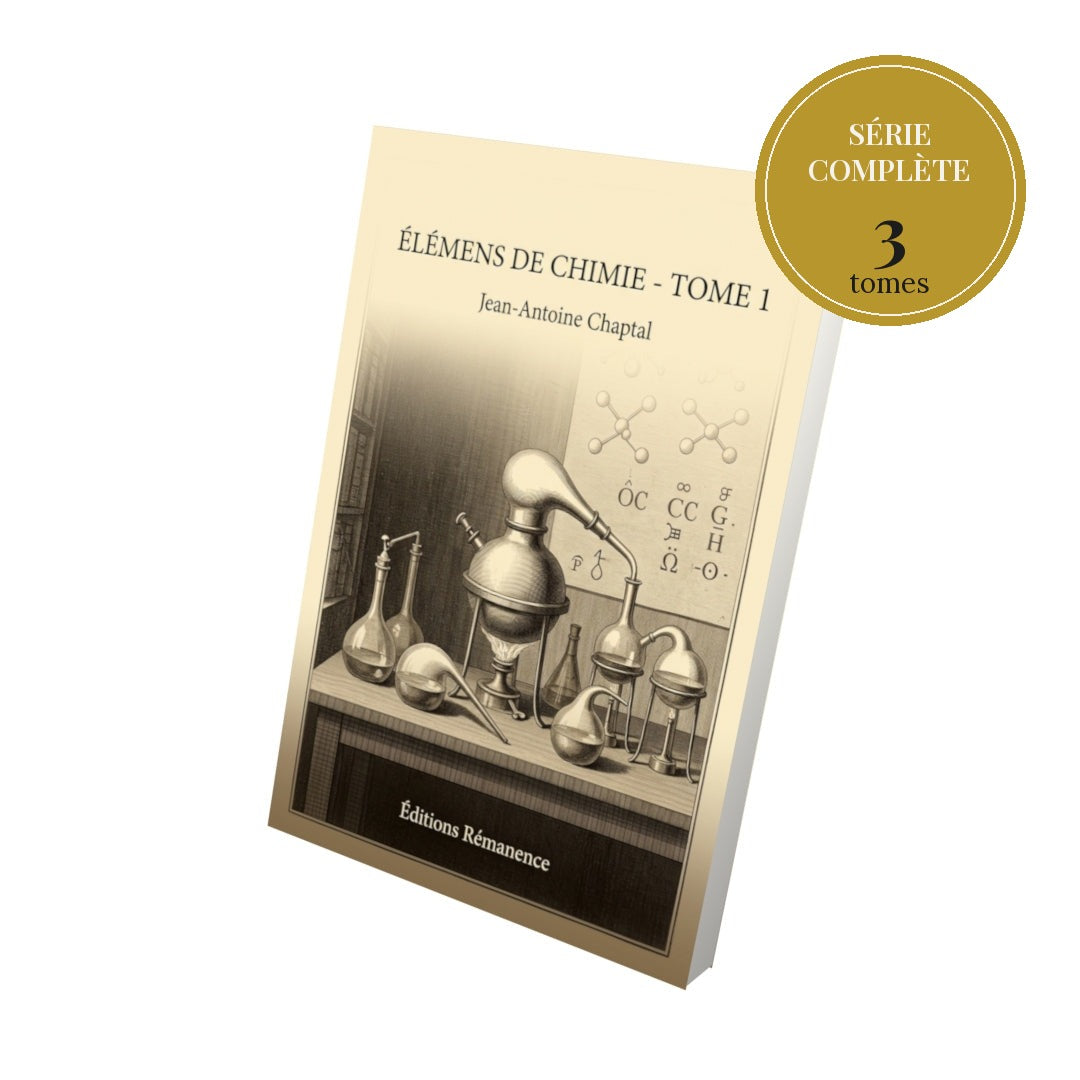 Élémens de chimie – série complète en 3 tomes