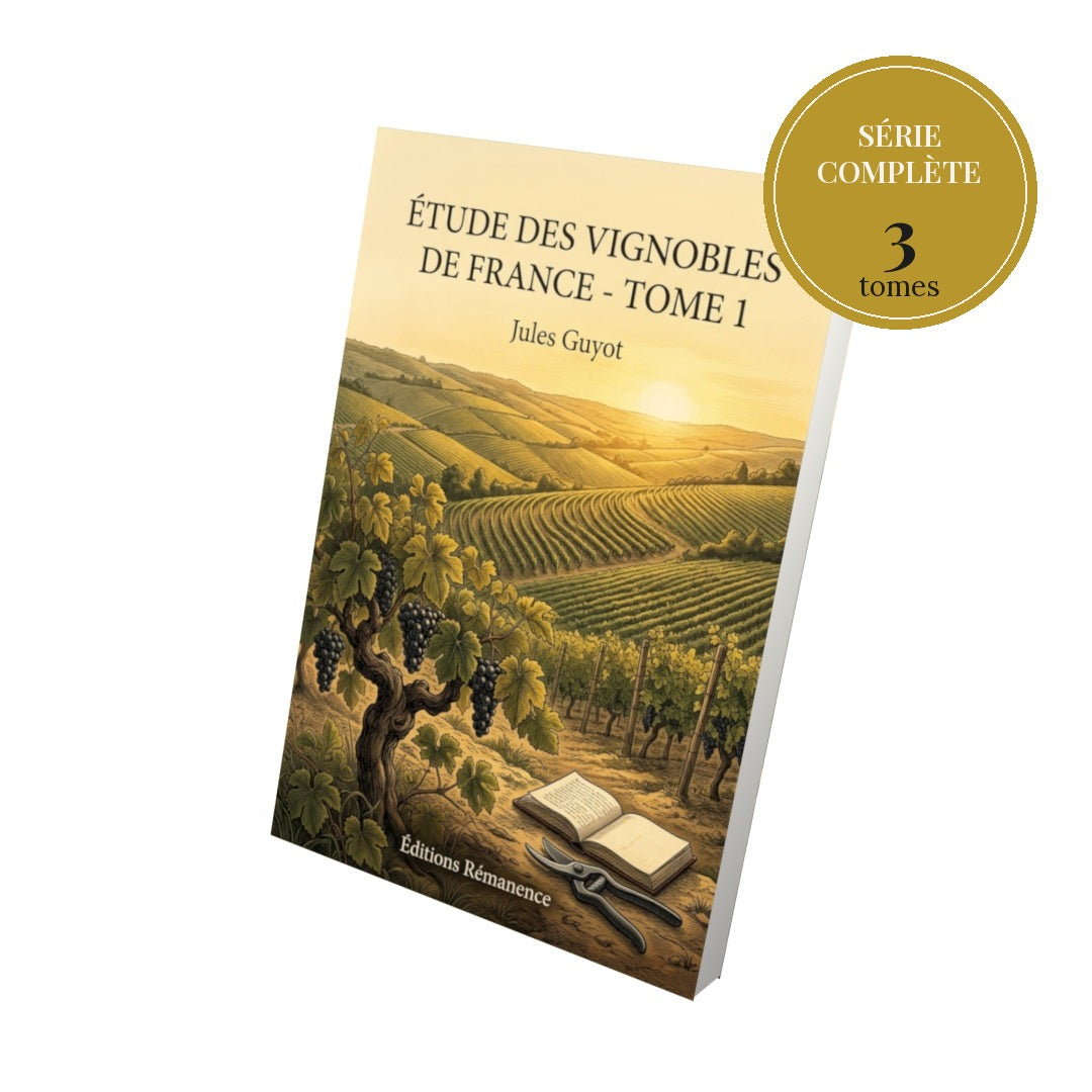Étude des vignobles de France – série complète en 3 tomes