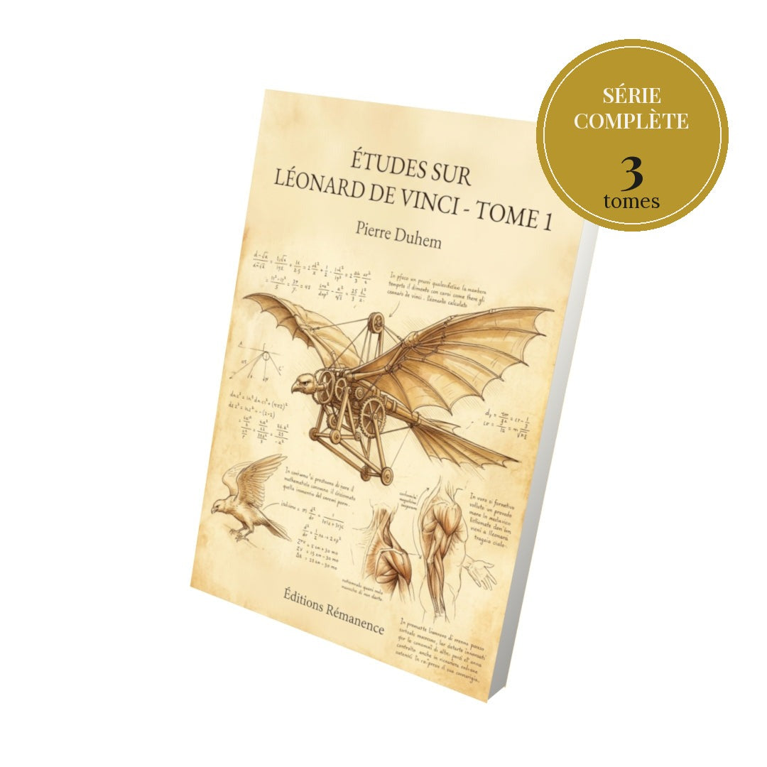 Études sur Léonard de Vinci – série complète en 3 tomes