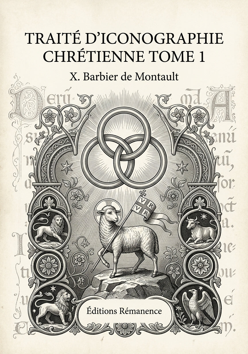 Traité d'iconographie chrétienne Tome 1 - X. Barbier de Montault (Couverture)