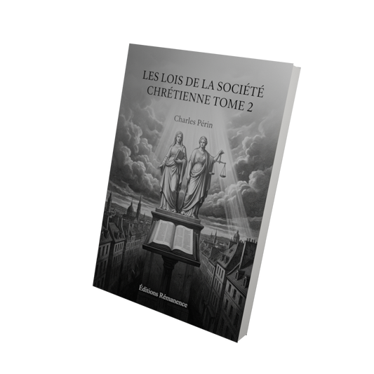les lois de la société chrétienne Tome 2 - Charles Périn (Vue 3D)