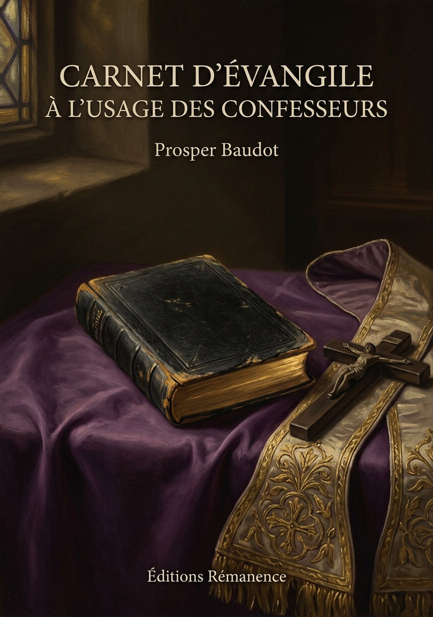 Carnet d'Évangile à l'usage des confesseurs - Prosper Baudot (Couverture)