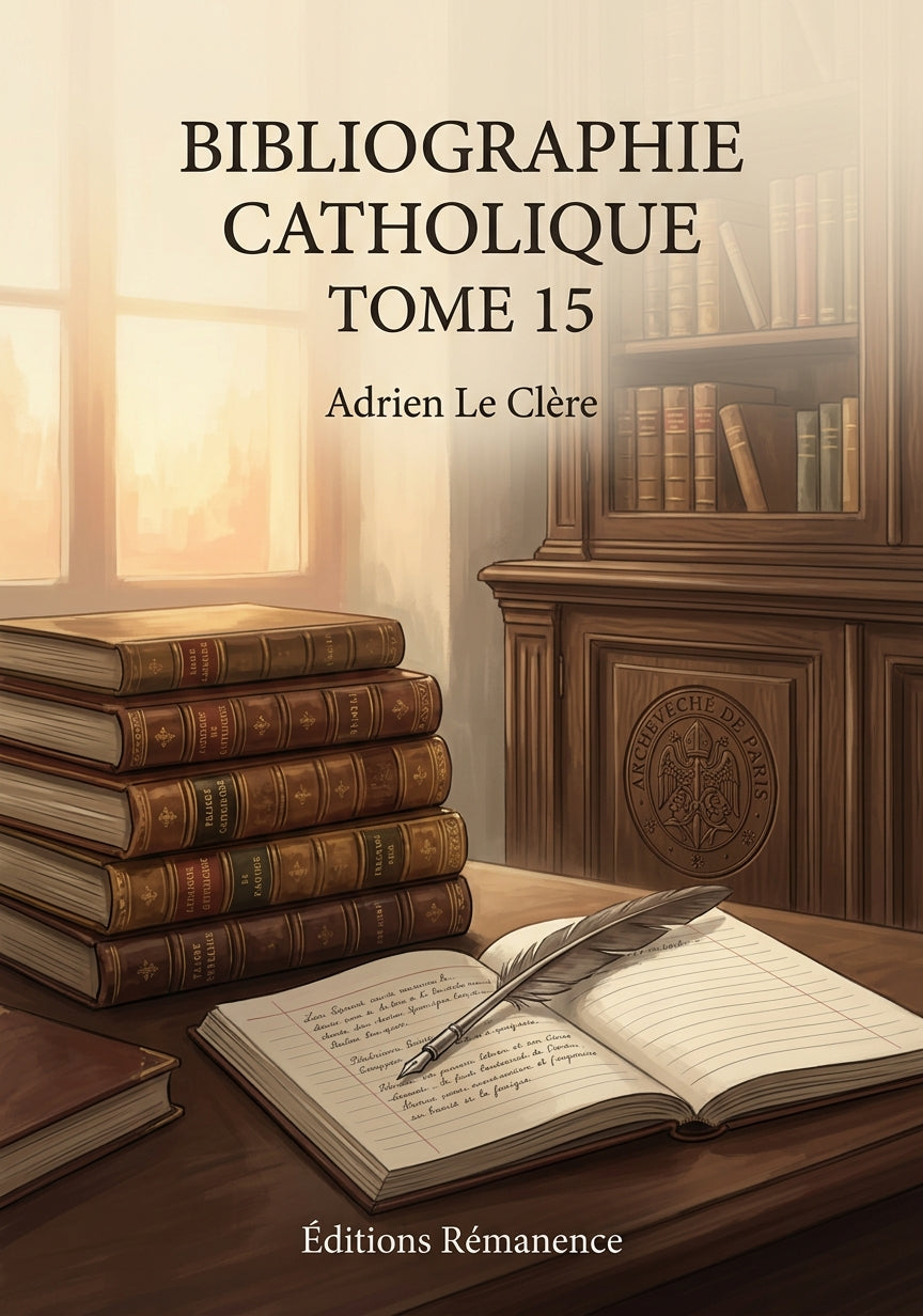 Bibliographie catholique Tome 15 - Adrien Le Clère (Couverture)