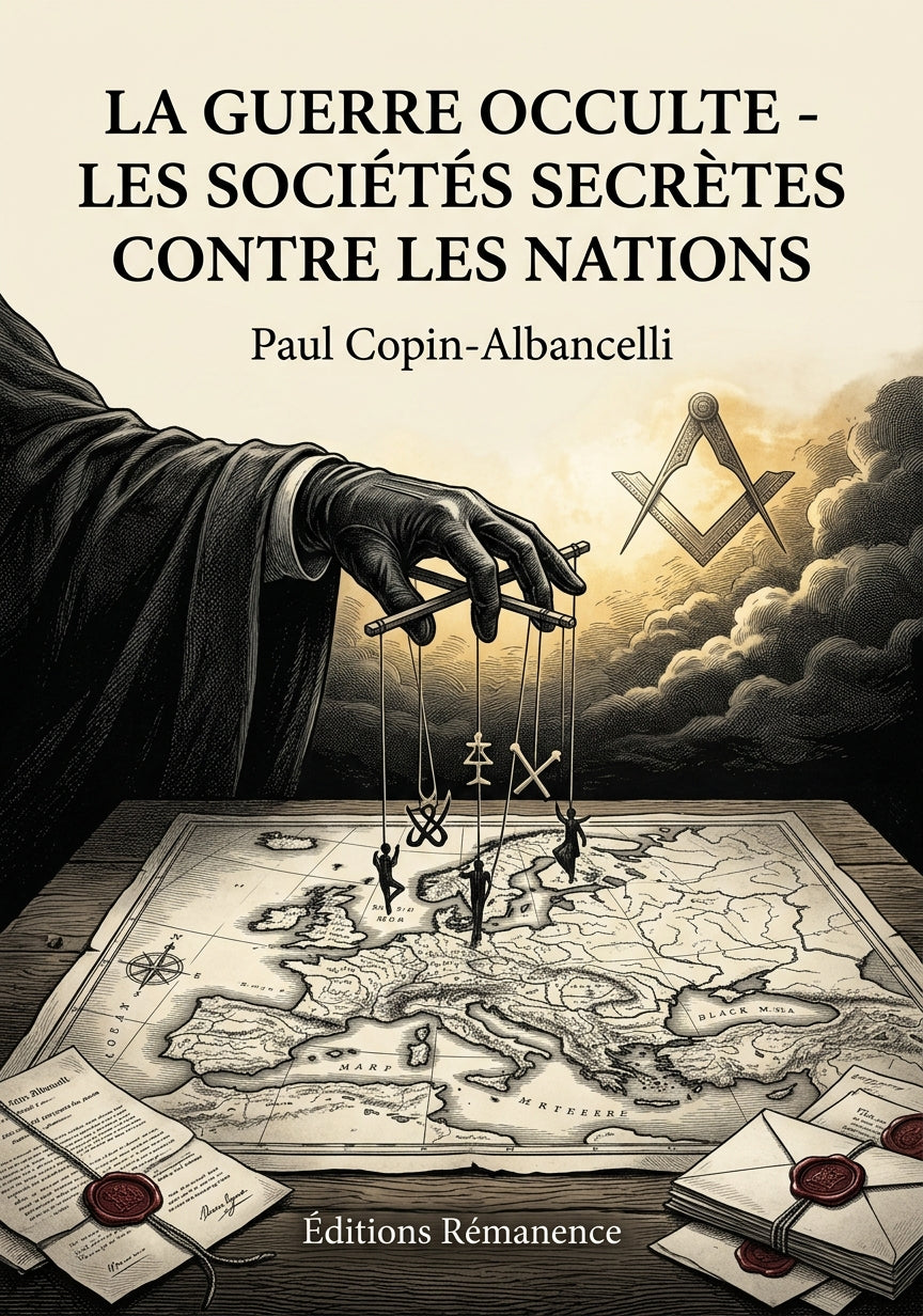 La guerre occulte - les sociétés secrètes contre les nations - Paul Copin-Albancelli (Couverture)