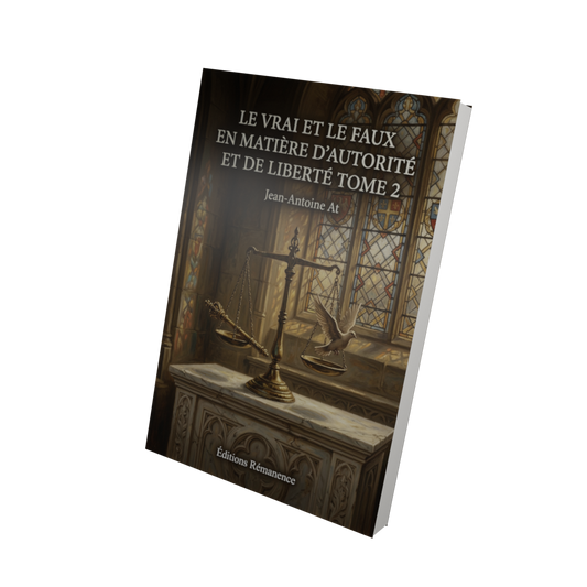 Le vrai et le faux en matière d'autorité et de liberté Tome 2 - Jean-Antoine At (Vue 3D)