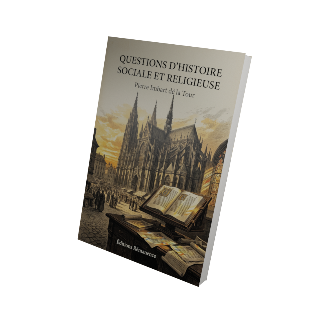 Questions d'histoire sociale et religieuse - Pierre Imbart de la Tour (Vue 3D)
