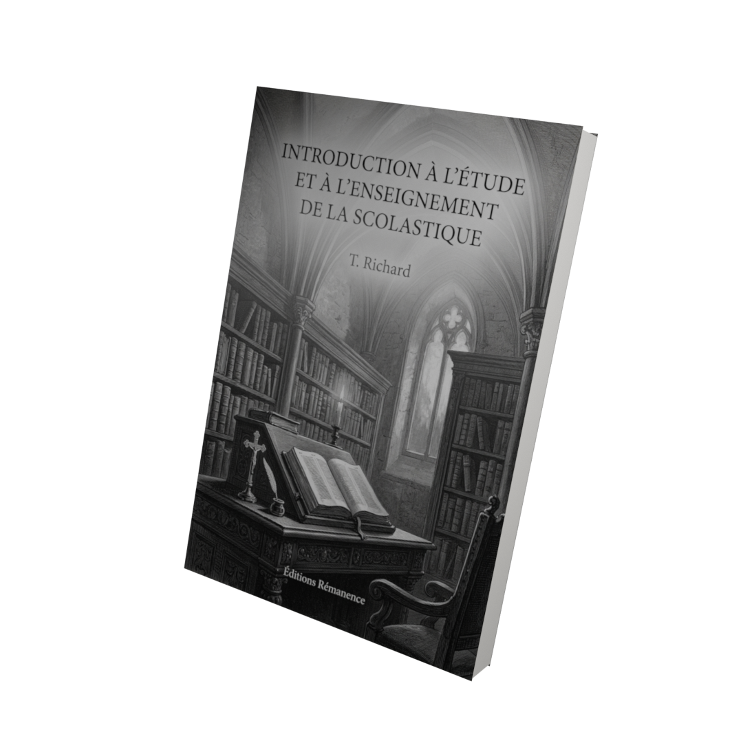 Introduction à l'étude et à l'enseignement de la scolastique - T. Richard (Vue 3D)