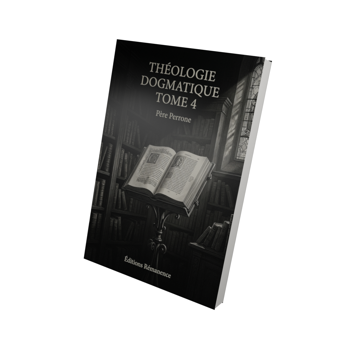 Théologie dogmatique Tome 4 - Père Perrone (Vue 3D)