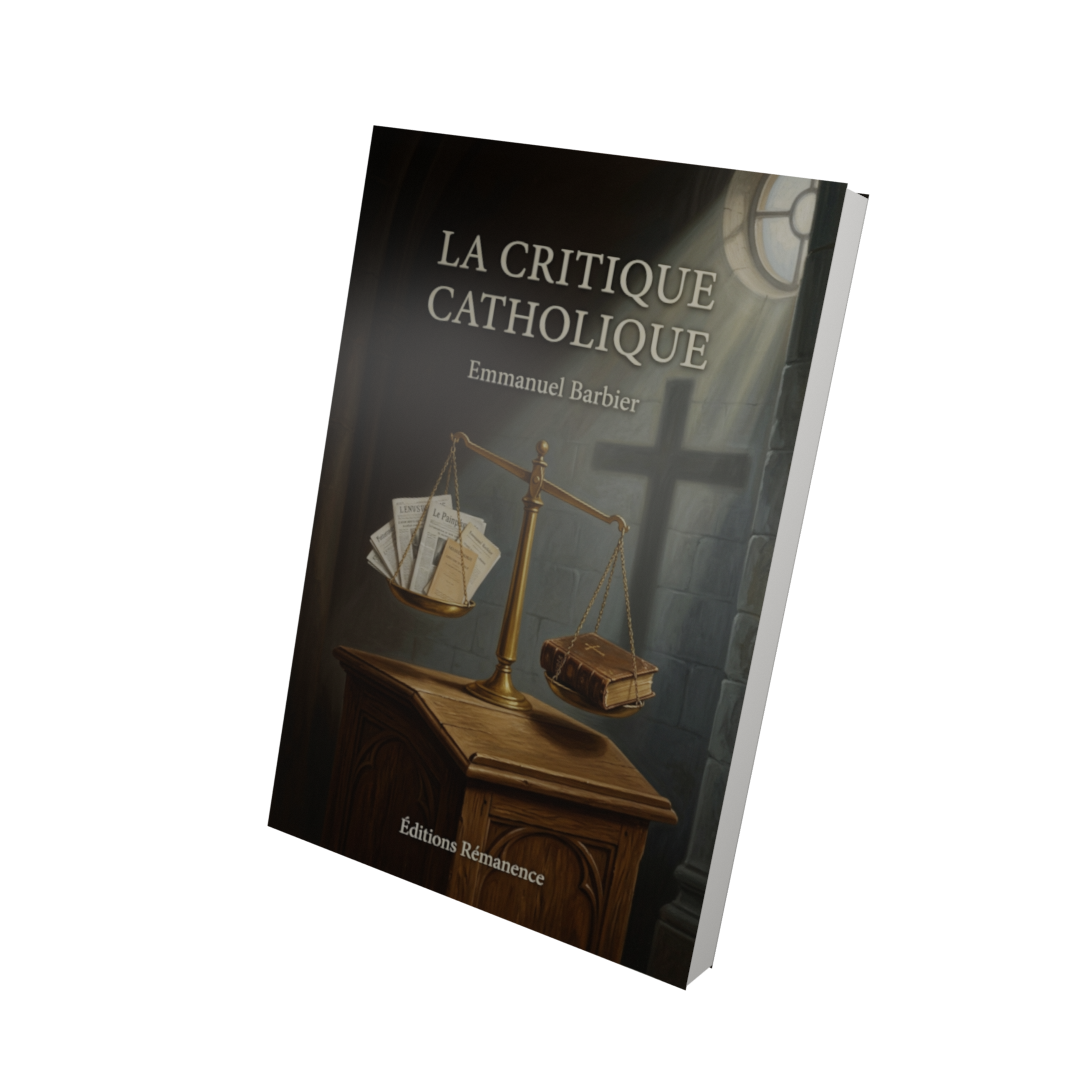 La critique catholique - Emmanuel Barbier (Vue 3D)