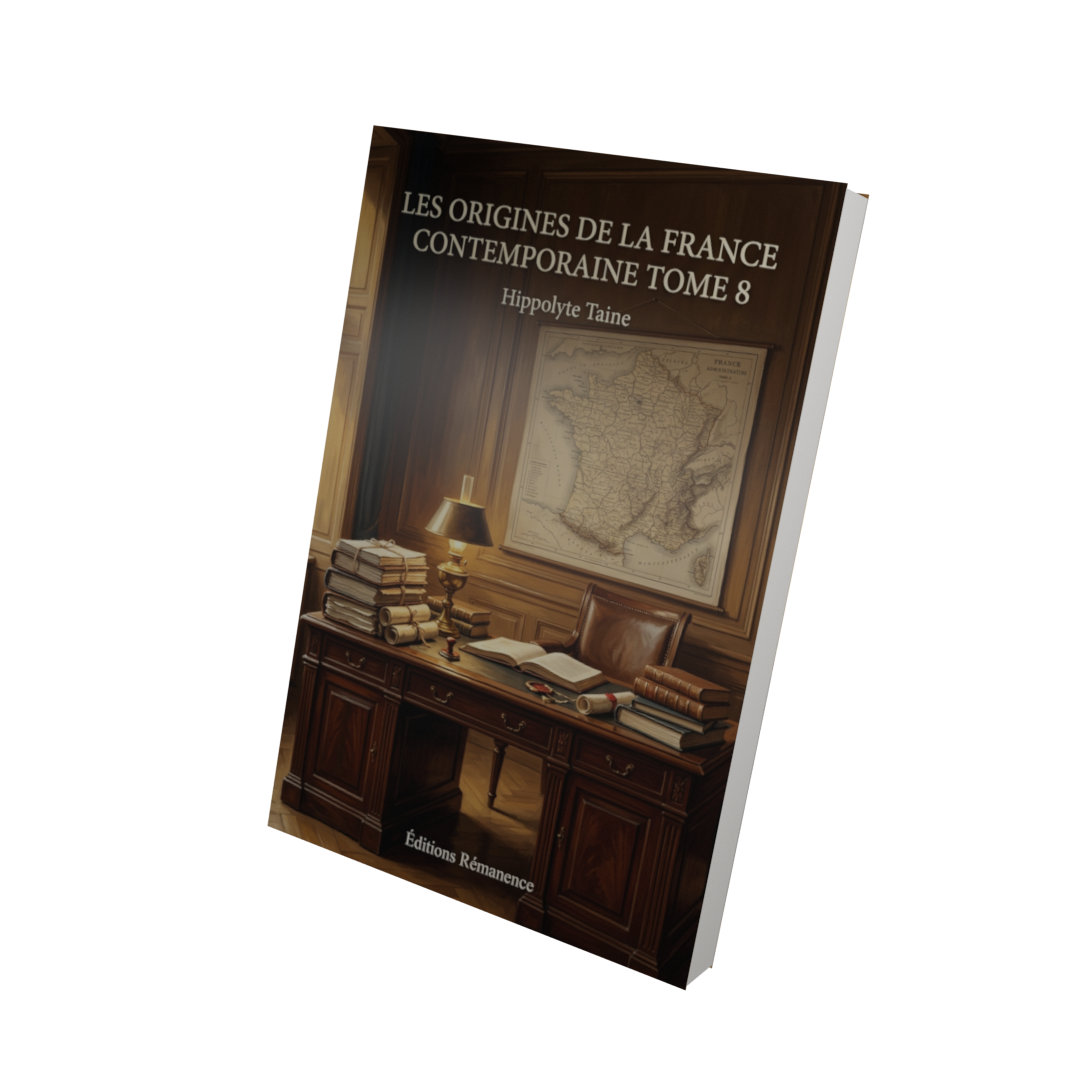 Les origines de la France contemporaine Tome 8 - Hippolyte Taine (Vue 3D)