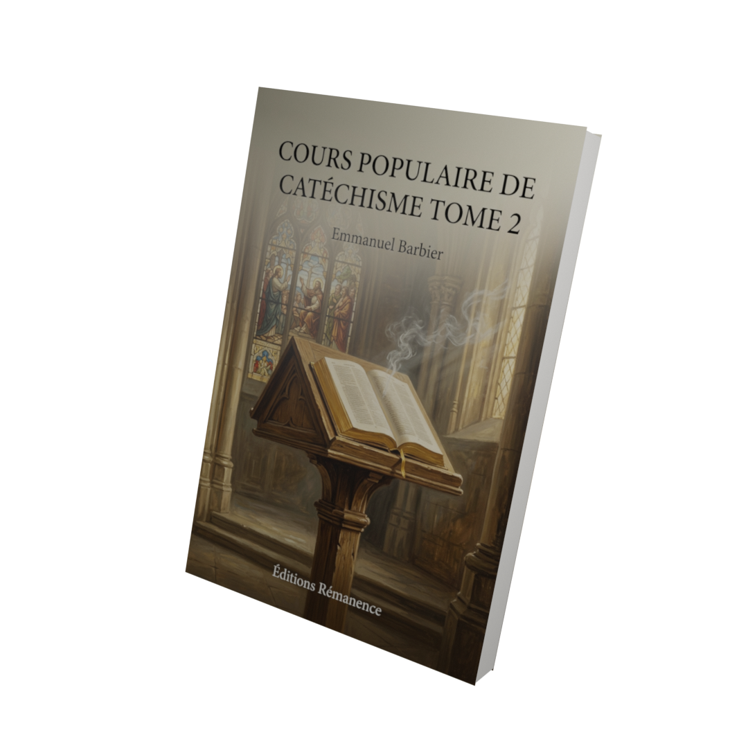 Cours populaire de catéchisme Tome 2 - Emmanuel Barbier (Vue 3D)