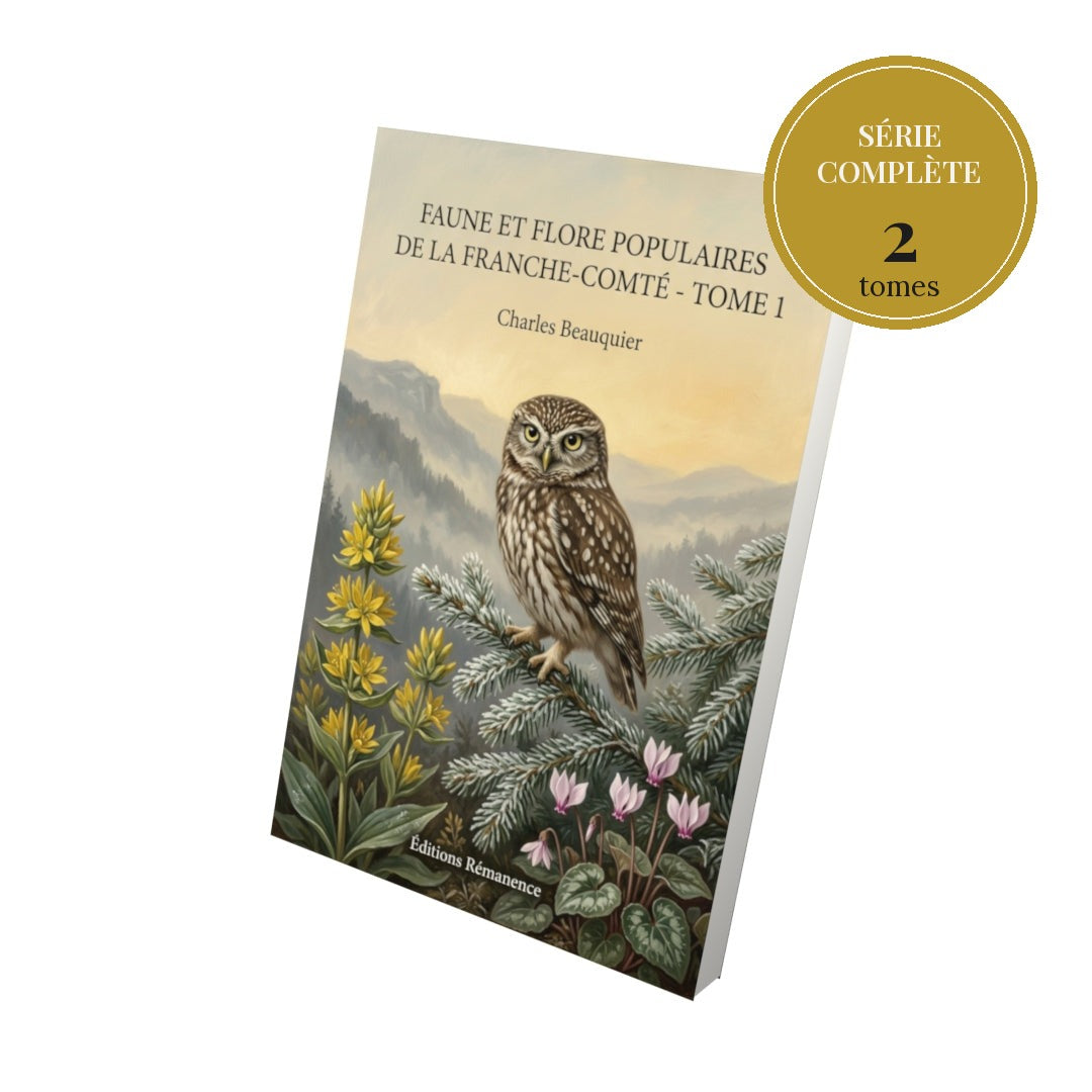 Faune et flore populaires de la Franche-Comté – série complète en 2 tomes