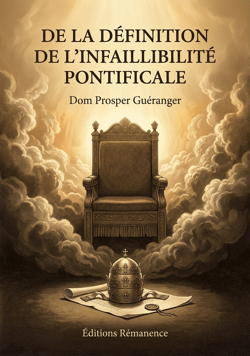 De la définition de l'infaillibilité pontificale - Dom Prosper Guéranger (Couverture)