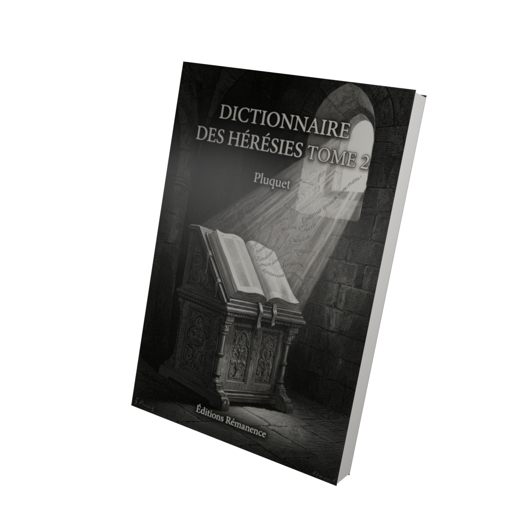 Dictionnaire des hérésies Tome 2 - Pluquet (Vue 3D)