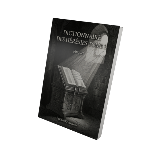 Dictionnaire des hérésies Tome 2 - Pluquet (Vue 3D)
