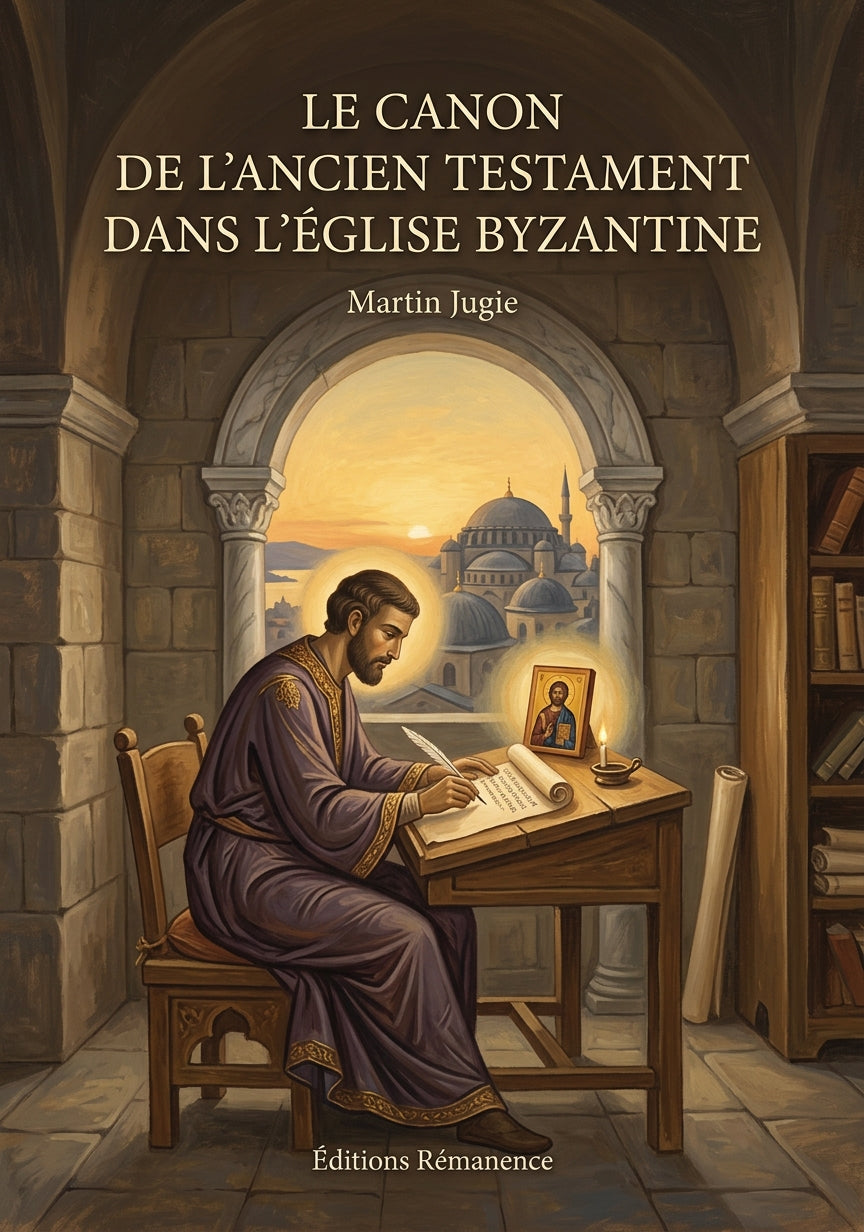 Le canon de l'Ancien Testament dans l'Église byzantine - Martin Jugie (Couverture)