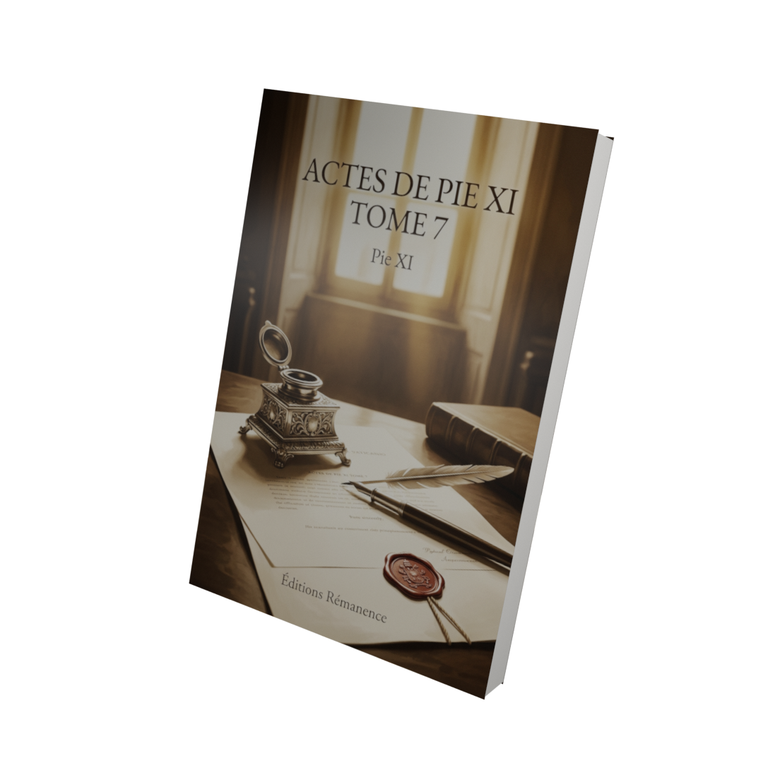 Actes de Pie XI Tome 7 - Pie XI (Vue 3D)