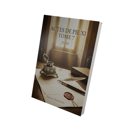 Actes de Pie XI Tome 7 - Pie XI (Vue 3D)